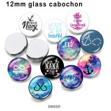 10pcs/lot Keep Calm  Nana  glass picture printing products of various sizes  Fridge magnet cabochon