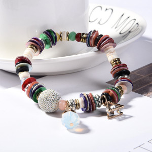Natural stone Shell starfish beach ladies bracelet beaded bracelet