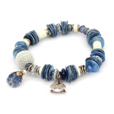 Natural stone shell beach ladies bracelet beaded bracelet