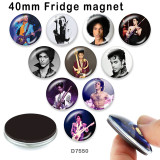 10pcs/lot  Famous music  glass picture printing products of various sizes  Fridge magnet cabochon
