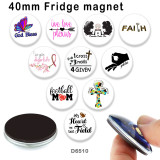 10pcs/lot  MOM  Cross  glass picture printing products of various sizes  Fridge magnet cabochon