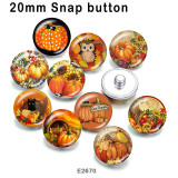 10pcs/lot  Halloween  glass picture printing products of various sizes  Fridge magnet cabochon