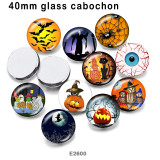 10pcs/lot  Halloween  glass picture printing products of various sizes  Fridge magnet cabochon