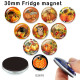 10pcs/lot  Halloween  glass picture printing products of various sizes  Fridge magnet cabochon