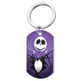 Stainless steel printing pattern Keychain