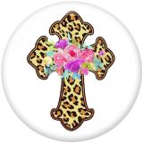 Cross faithThe mobile phone holder Painted phone sockets with a black or white print pattern base