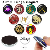 10pcs/lot  Harry Potter  glass picture printing products of various sizes  Fridge magnet cabochon