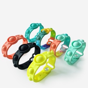 Rodent Pioneer Bubble Bracelet Puzzle Decompression Finger Silicone Bracelet Toy Watch Band