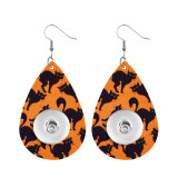 Halloween Leather snap earring fit 20MM snaps style jewelry