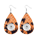 Halloween Leather snap earring fit 20MM snaps style jewelry