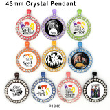 10pcs/lot  words  Vogue  glass picture printing products of various sizes  Fridge magnet cabochon