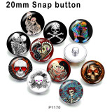 10pcs/lot Halloween  glass picture printing products of various sizes  Fridge magnet cabochon