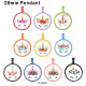 10pcs/lot  Unicorn  glass picture printing products of various sizes  Fridge magnet cabochon