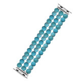 38/40MM Applicable to Apple watch apple  Turquoise colored turquoise Elastic bracelet