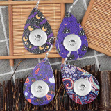 Halloween Leather snap earring fit 20MM snaps style jewelry