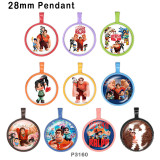 10pcs/lot  Wreckit Ralph  glass picture printing products of various sizes  Fridge magnet cabochon