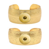 1 buttons snap Golden bracelet fit snaps jewelry