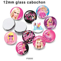 10pcs/lot  dolly  glass picture printing products of various sizes  Fridge magnet cabochon