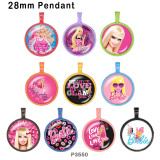 10pcs/lot  dolly  glass picture printing products of various sizes  Fridge magnet cabochon