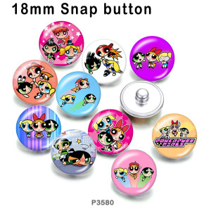 10pcs/lot   Cartoon  girl  glass picture printing products of various sizes  Fridge magnet cabochon