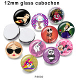 10pcs/lot  Unicorn  glass picture printing products of various sizes  Fridge magnet cabochon