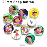 10pcs/lot  dolly  girl  glass picture printing products of various sizes  Fridge magnet cabochon