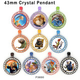 10pcs/lot  Zootopia   glass picture printing products of various sizes  Fridge magnet cabochon