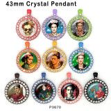 10pcs/lot  Designer portrait  glass picture printing products of various sizes  Fridge magnet cabochon