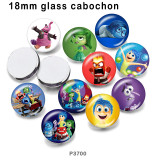 10pcs/lot  Cartoon  glass picture printing products of various sizes  Fridge magnet cabochon