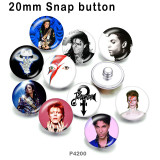 10pcs/lot  Famous music  glass picture printing products of various sizes  Fridge magnet cabochon