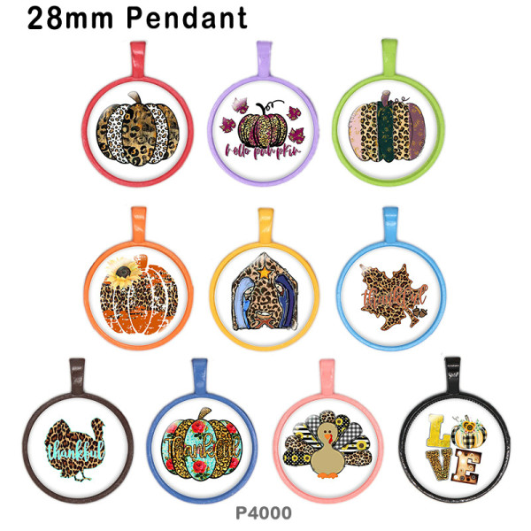 10pcs/lot  Christmas  glass picture printing products of various sizes  Fridge magnet cabochon