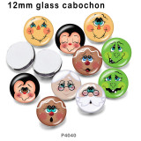 10pcs/lot  Christmas  glass picture printing products of various sizes  Fridge magnet cabochon