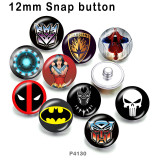 10pcs/lot  Marvel  glass picture printing products of various sizes  Fridge magnet cabochon