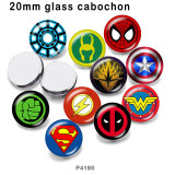 10pcs/lot  Marvel  glass picture printing products of various sizes  Fridge magnet cabochon