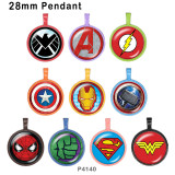 10pcs/lot  Marvel  glass picture printing products of various sizes  Fridge magnet cabochon