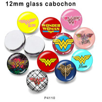10pcs/lot  Marvel Anime Heroes  glass picture printing products of various sizes  Fridge magnet cabochon