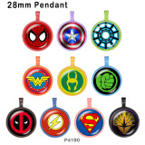 10pcs/lot  Marvel  glass picture printing products of various sizes  Fridge magnet cabochon