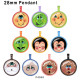 10pcs/lot  Christmas  glass picture printing products of various sizes  Fridge magnet cabochon