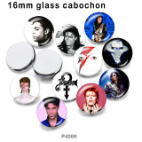 10pcs/lot  Famous music  glass picture printing products of various sizes  Fridge magnet cabochon