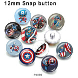 10pcs/lot  Marvel Anime Heroes  glass picture printing products of various sizes  Fridge magnet cabochon