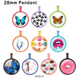 10pcs/lot  Butterfly  candy  glass picture printing products of various sizes  Fridge magnet cabochon
