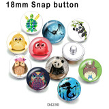10pcs/lot  sea turtle Owl  glass picture printing products of various sizes  Fridge magnet cabochon