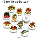 10pcs/lot  Christmas  glass picture printing products of various sizes  Fridge magnet cabochon