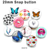 10pcs/lot  Butterfly  candy  glass picture printing products of various sizes  Fridge magnet cabochon