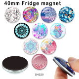 10pcs/lot  mandala  glass picture printing products of various sizes  Fridge magnet cabochon
