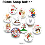 10pcs/lot  Christmas  glass picture printing products of various sizes  Fridge magnet cabochon