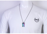 Hip Hop Letter 2.5mmx70cm Necklace Color Mermaid Spiral Spaceman Dragonfly Fashion Metal Couple Pendant