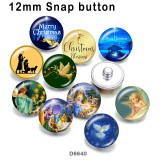 10pcs/lot  Christmas   glass picture printing products of various sizes  Fridge magnet cabochon