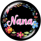 20MM  MOm Nana  Gigi  Gigi  Print   glass  snaps buttons