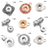 snap Silver golden rose gold  Pendant  fit 12MM snaps style jewelry